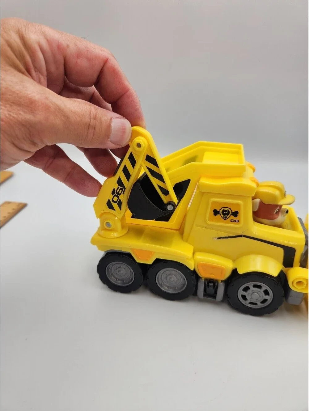 Paw Patrol Rubble Ultimate Rescue Construction Dump Truck & Bulldozer Toy D3